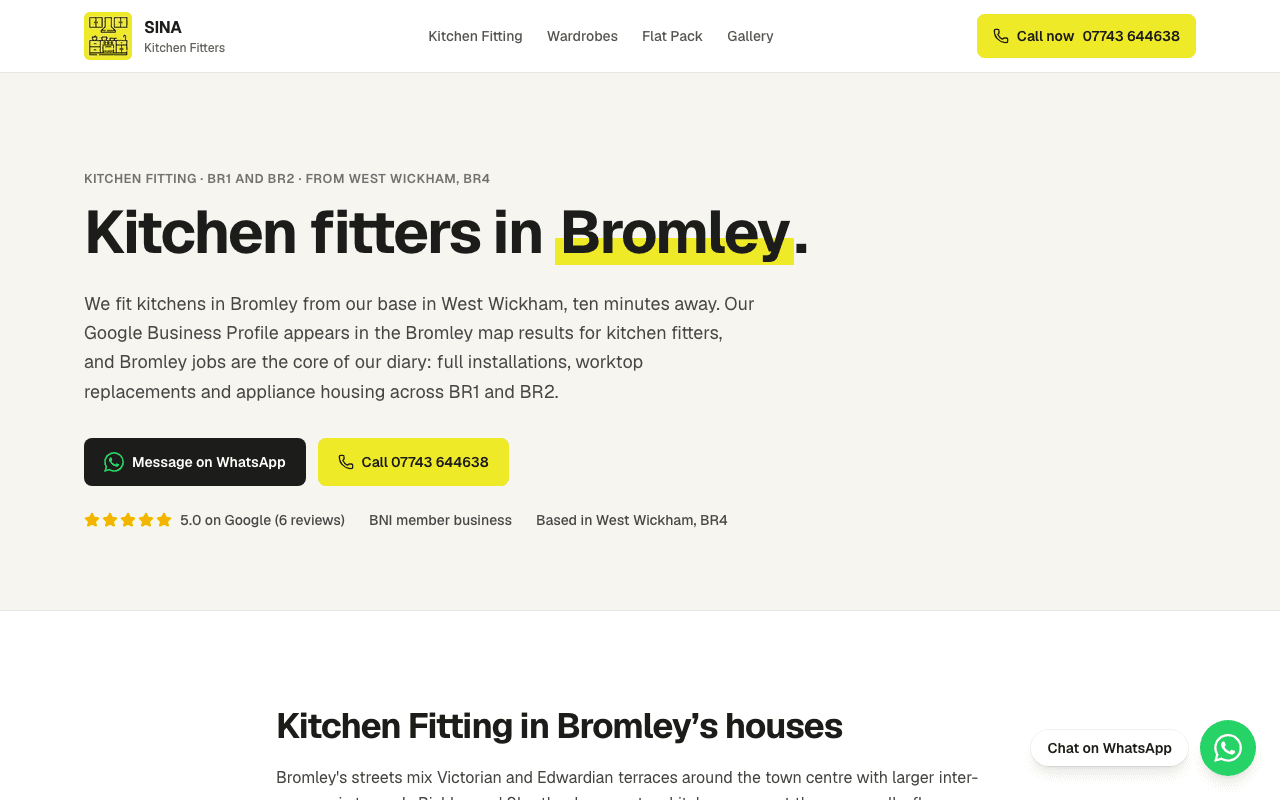 SINA Kitchen Fitters the design